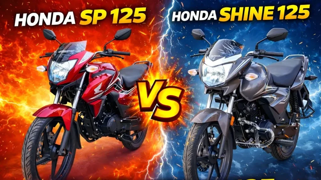 Honda Shine 125 vs Honda SP 125