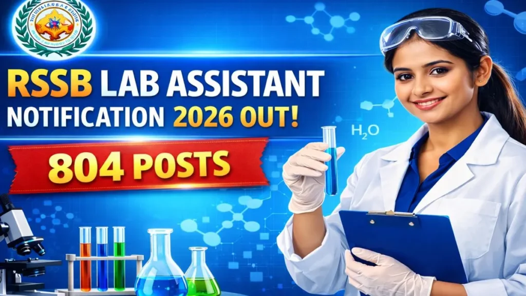 RSSB Lab Assistant Recruitment 2026